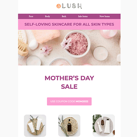 Mother's Day Skin Care Sale